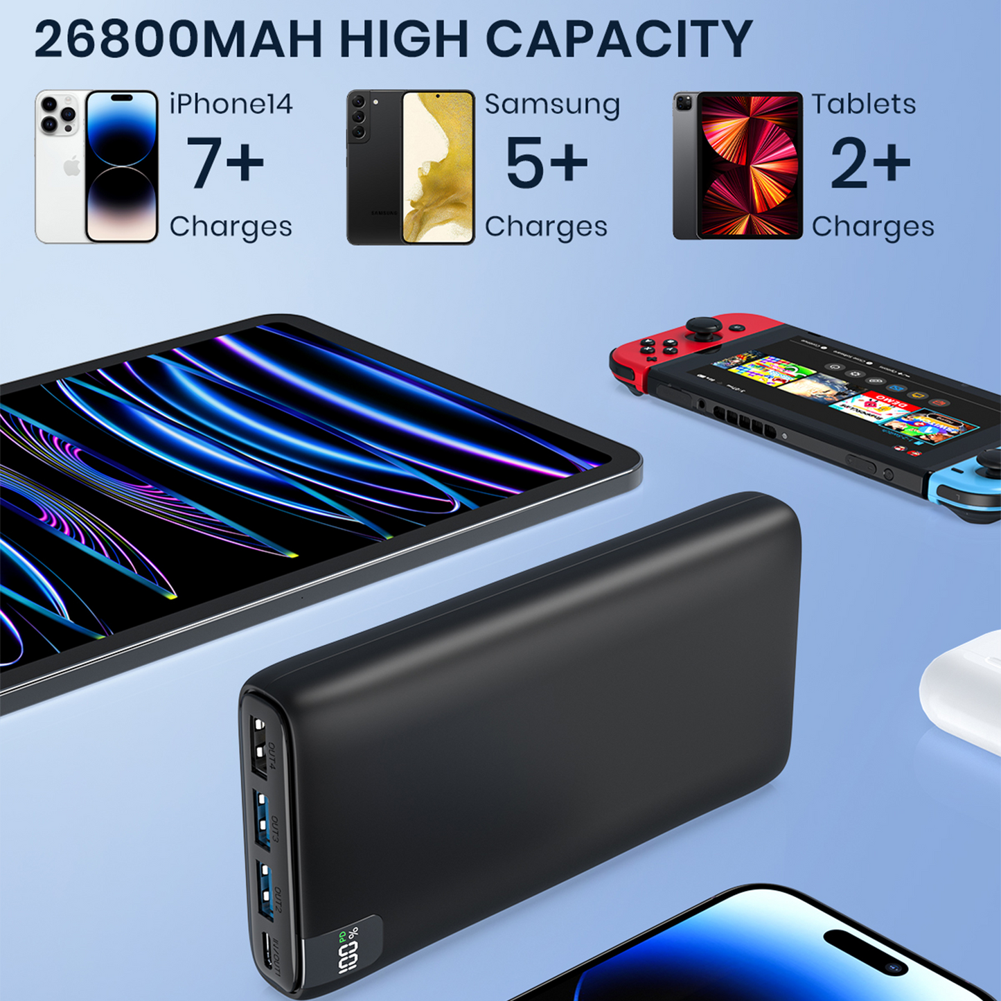 CONXWAN Power Bank - 26800mAh