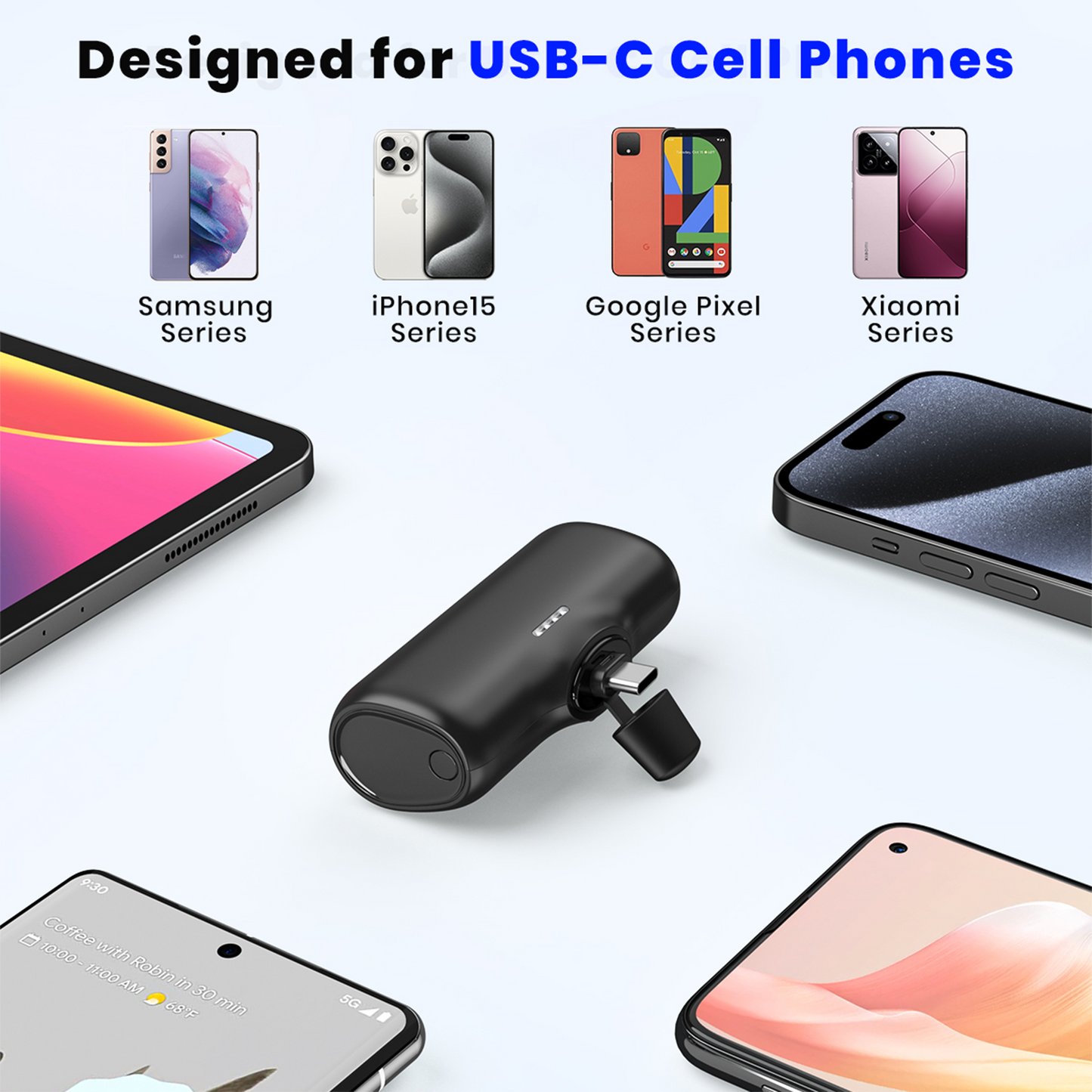 CONXWAN Small Portable Charger 5000mAh